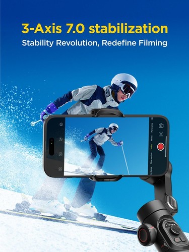 AOCHUAN Smart XE 3-Axis Smartphone Gimbal Stabilizer for iPhone Android Phones - Picture 2 of 7