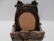 Horseshoe Coasters with holder set of 4
