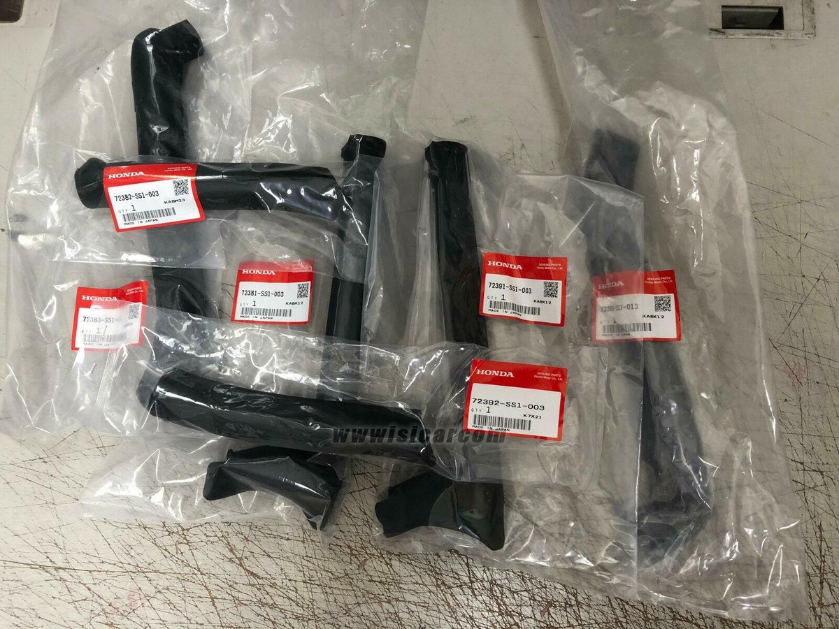 HONDA BEAT PP1 SOFT TOP RUBBER SEAL SET X6 PCS 72381-SS1-003 72392