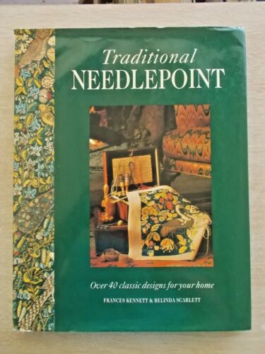 Traditional Needlepoint~40+ Projects~Patterns~128pp HBWC