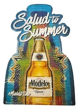 Modelo Especial Salud To Summer Metal Tin Tacker Sign | 17.5" x 11.5" - New / FS
