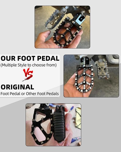 DRZ Foot Pegs Dirt Bike For DRZ400/E DRZ400SM RM125 250 RMX250 Blue - Picture 4 of 7
