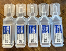 Saline Solution 180mg/20ml/Unit, (Pack of 5)