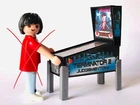 MINIATURE PINBALL MACHINE MINIATURE PINBALL CUSTOM PLAYMOBIL FIGURE NOT INCLUDED