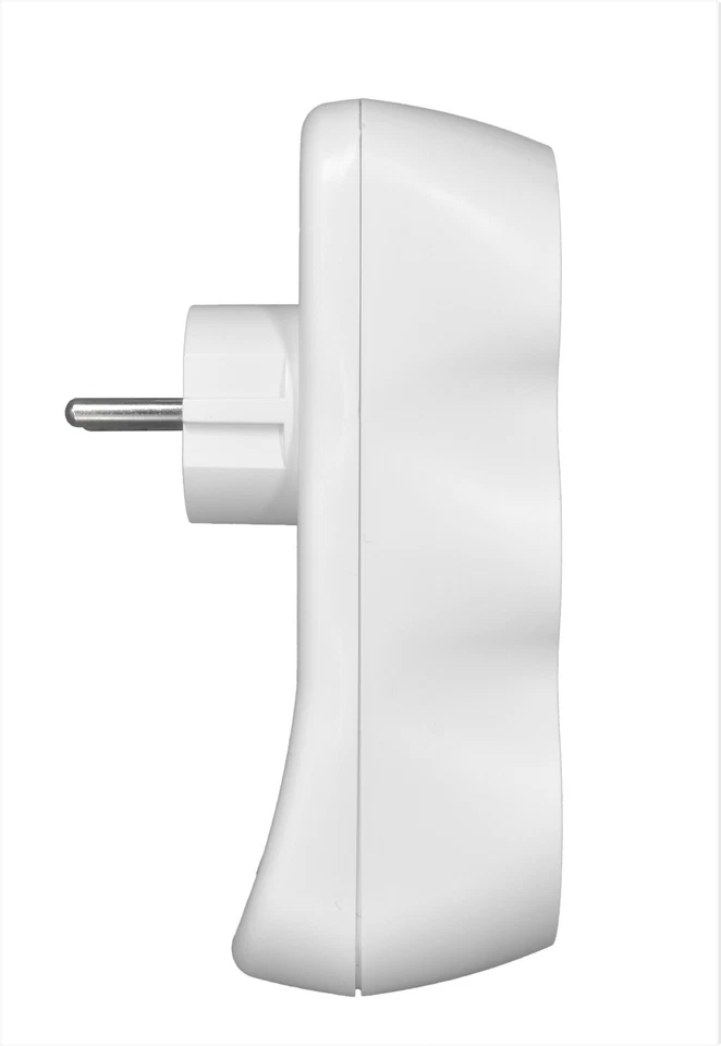 Adapter Stecker 3-fach Steckdosen Kindersicherung Multistecker Mehrfachstecker - Bild 3 von 3