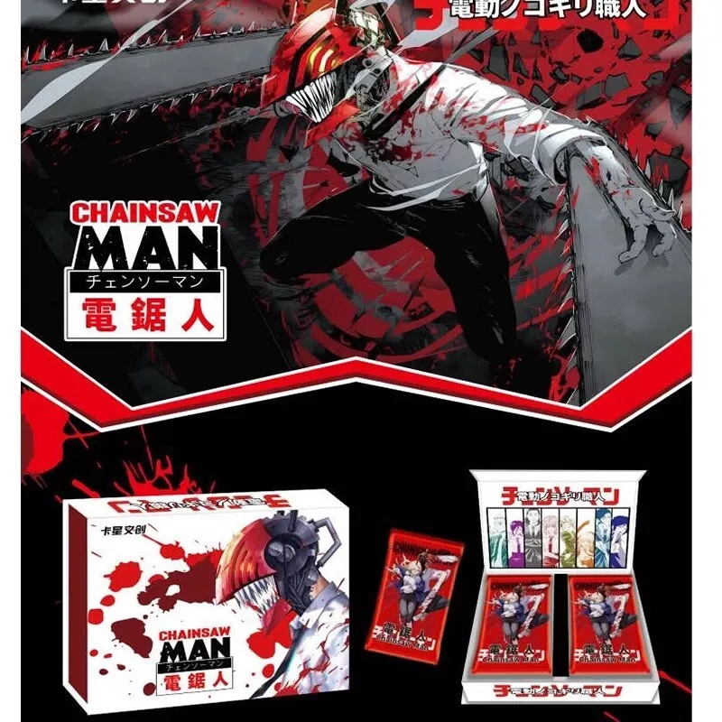  Chainsaw Anime Man Cards,10 Booster Packs 30 Cards  Total,Denji,Booster Box TCG Trading Collection : Toys & Games