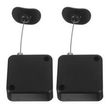 2PCS Remote Control Tether Telescopic Security Cable Security Cable Leash Lock