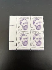 US Stamps SC# 1847 Carl Schurz 4c PB MNH 1983-85