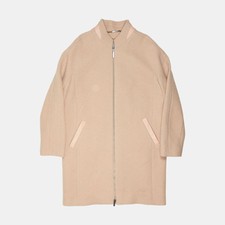 Grace & Oliver Overcoat Coat / Size 12 / Womens / Beige / Nylon
