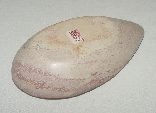 ¡PERFECTA baratija/caja de tocador tallada a mano hecha en piedra de Kenia ""pájaro""! - Imagen 4 de 5