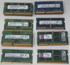 Lot of 50 Mixed Major Brands DDR3 4GB PC3L-12800S SODIMM RAM Laptop Memory