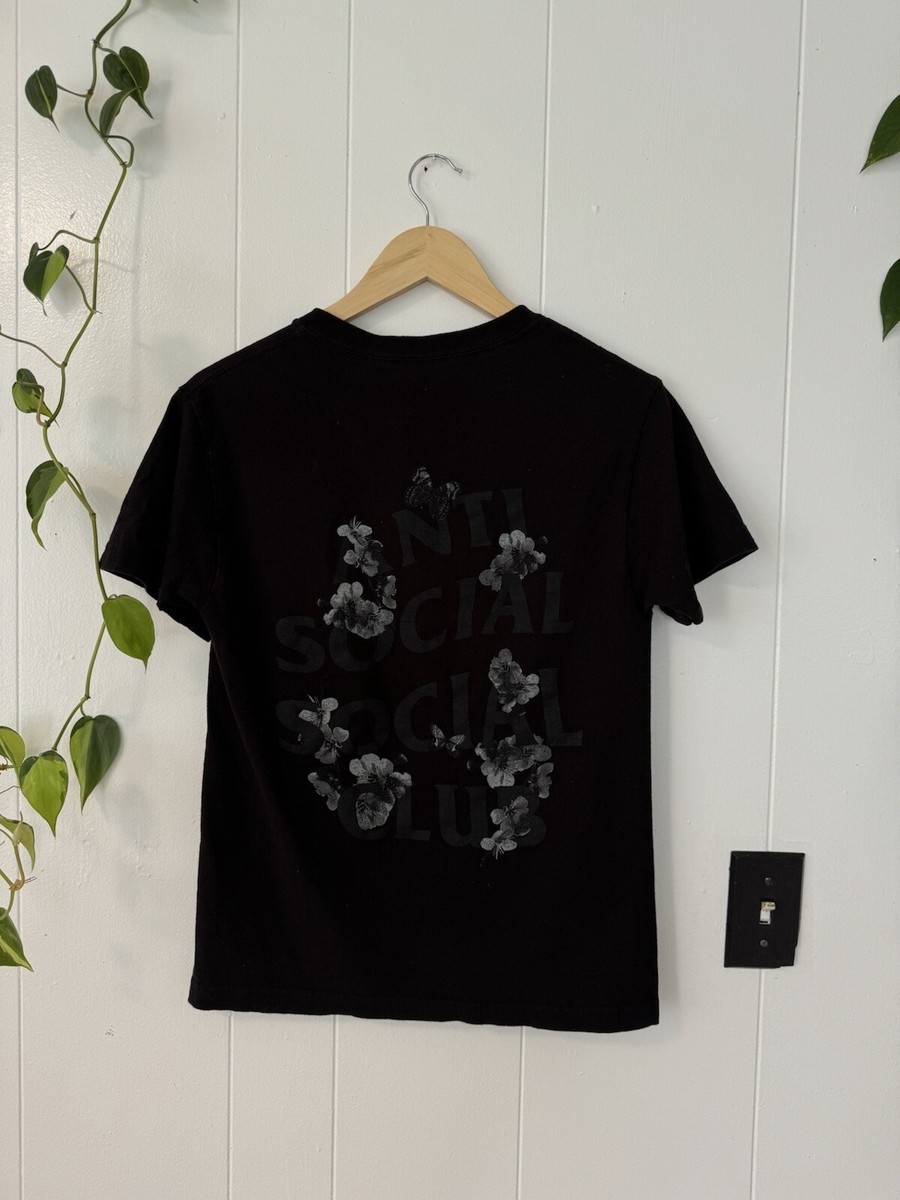 ANTI SOCIAL SOCIAL CLUB ドラマティック クコッチTシャツ Anti Social Social Club SS '20 Kkoch Dramatic Rose Tee Black