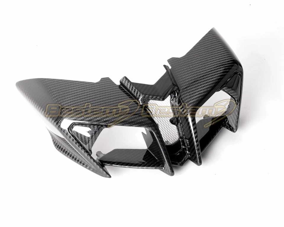 Cubierta de faro de fibra de carbono Yamaha FZ10 MT10 2016 carenado sarga Foto 3 de 4
