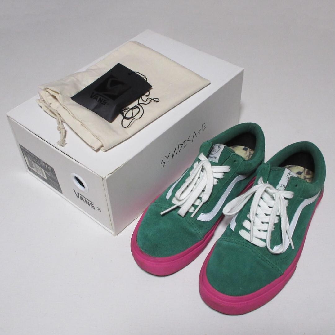 Vans Golf Wang Old Skool Pro S Sneakers GREEN PINK US Men JP