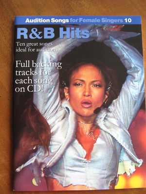 Audition Songs Frauen R&B-Hits Songbook und Playback CD nicht benutzt