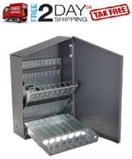 Steel Index Case Drill Jobber Bits Holder Organizer Box Storage Empty Standard..