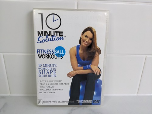 10 Minute Solution Fitness Ball Workouts DVD R4 FAST & TRACKED POST VGC