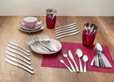 besteck set edelstahl 18/10, 25-teilig, 5x 5er (incl. Kuchengabel, Kaffeelöffel)