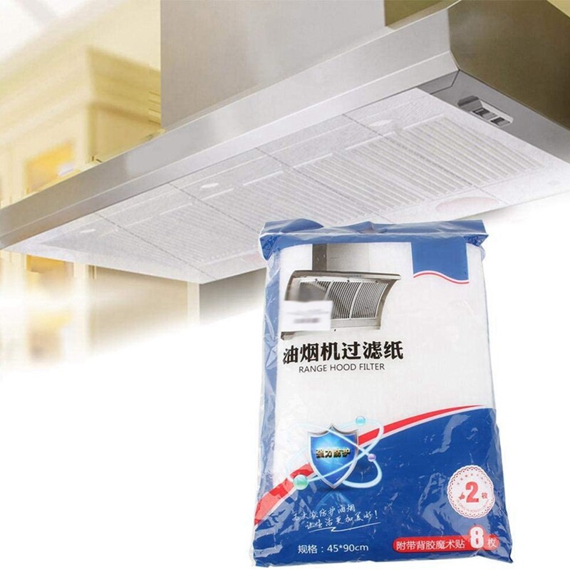 2PCS Range Hood Grease OilProof OilProof Sticker OilAbsorbing