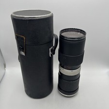Vintage Vivitar 85-205mm f3.8 Telephoto Lens Original Case No. 22901618 Japan