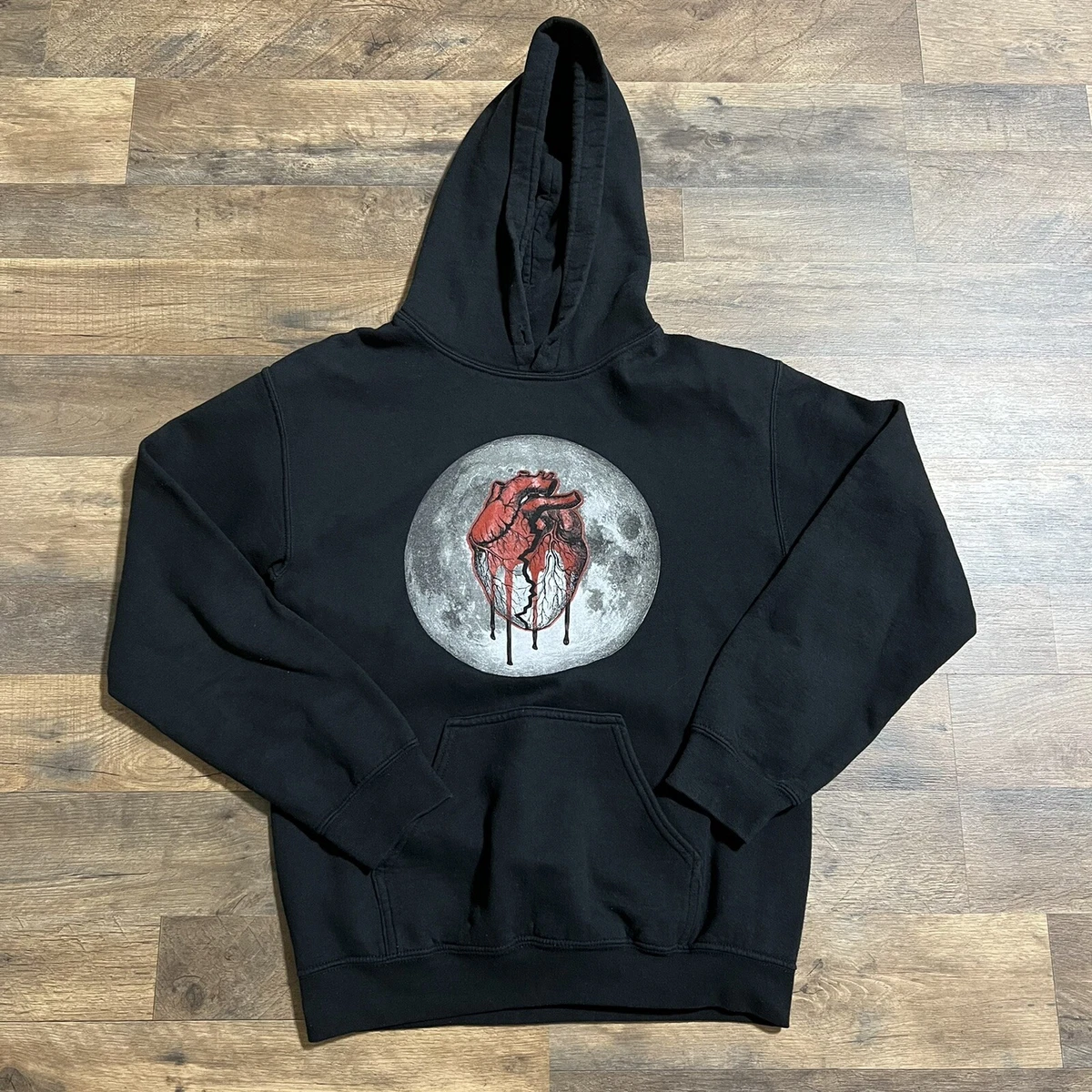 Chris Brown Heartbreak on a Full Moon TOUR Black Hoodie Sweater Mens Size S  2018 | eBay