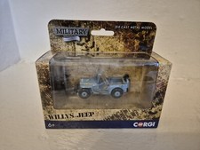 willys jeep Miniature Die Cast Model Corgi Rare MB Jeep US Military Unopened Box