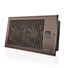 AIRTAP T6 Bronze, Quiet Register Booster Fan, Heating / Cooling 6 x 12” Register