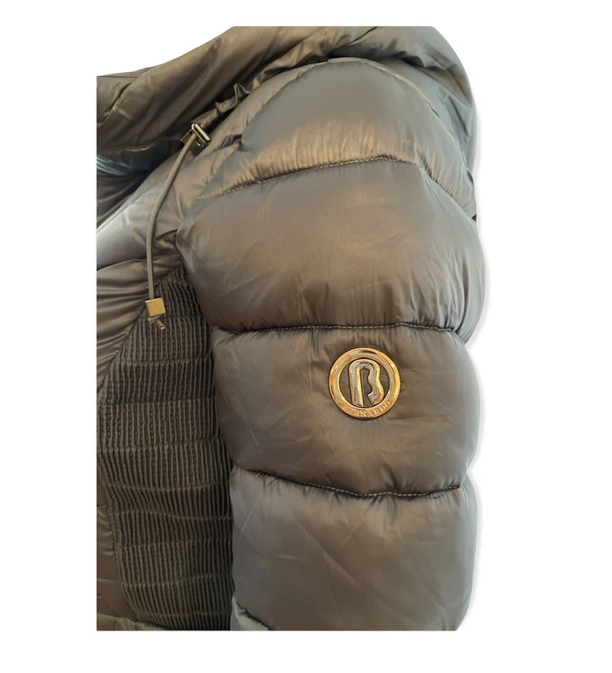 NWT! Women Winter Packable Quilted Gray Jacket Size S - Image 4 of 4