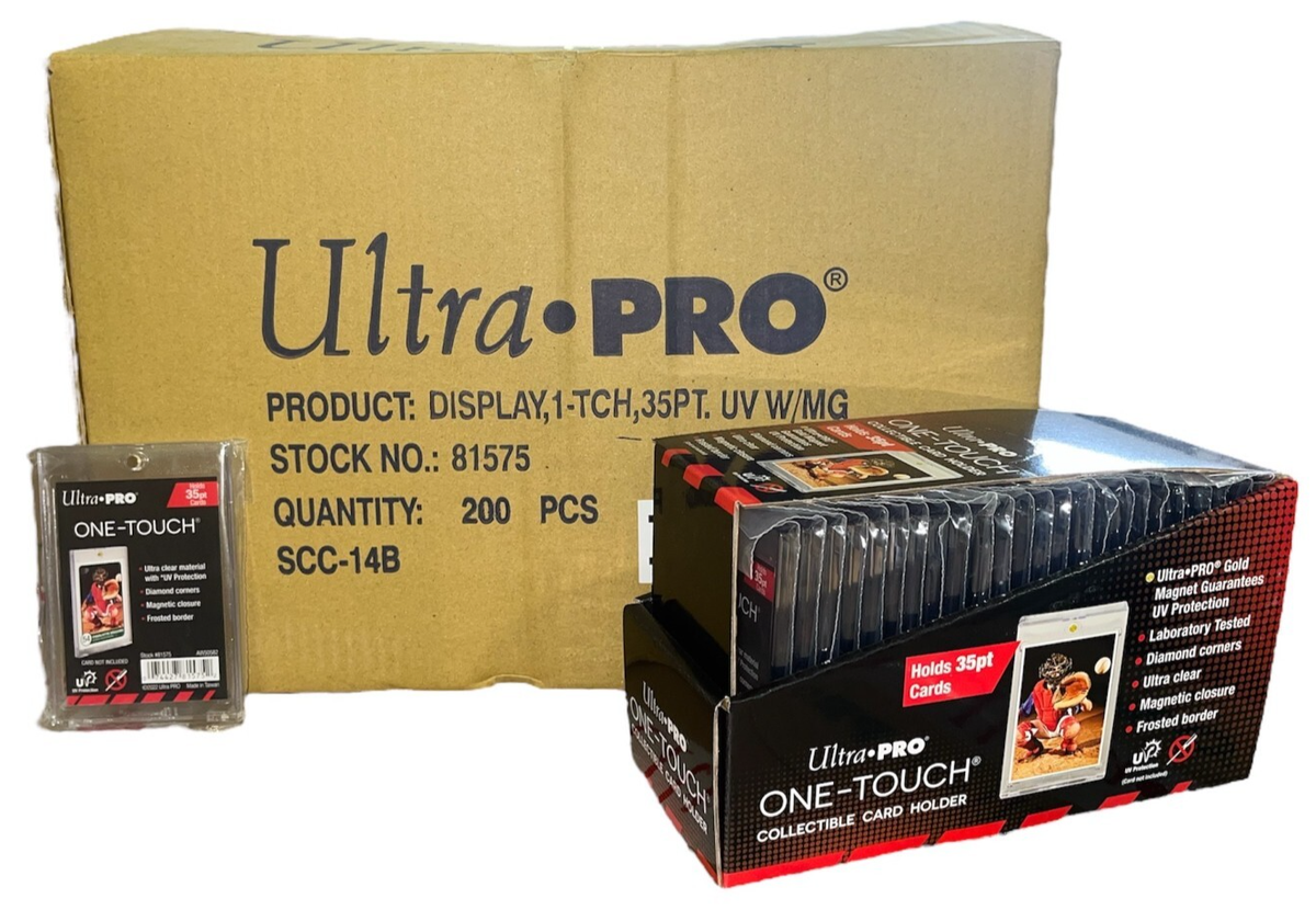 Ultra Pro ONE TOUCH MAGNETIC 35PT Card Holder Case of 200 81575 | eBay