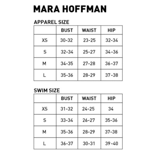 Mara Hoffman Womens Abigail Ivory Multi Bandeau Bikini Top Size XL - Picture 7 of 7