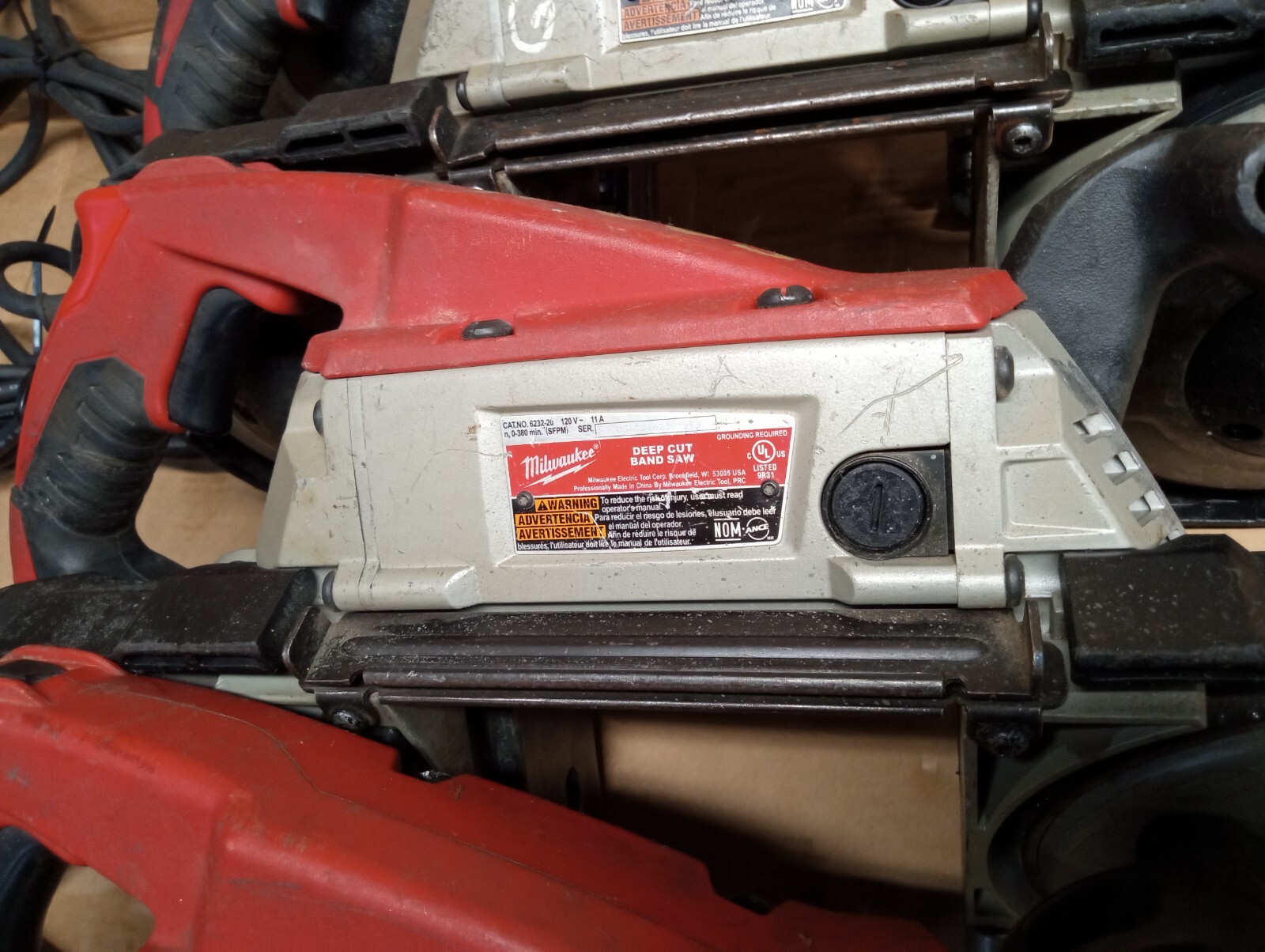 1 EA. Milwaukee 6232-20 Deep Cut Portable Band Saw 120v Portaband. VG Cond.