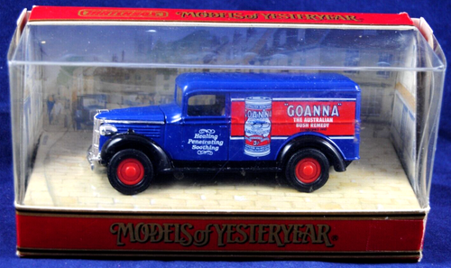 Matchbox of Yesteryear No:Y-12 1937 GMC Van in GOANNA AUSTRALIAN BUSH REMEDY MIB - Picture 2 of 16