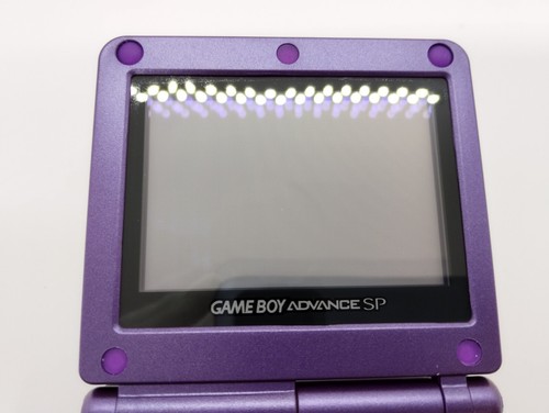 Gameboy Advance SP AGS-001 mario Reshell *Glass Screen & New Battery* - Picture 4 of 6