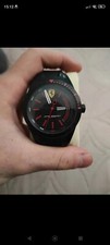 Orologio Uomo Ferrari Scuderia Evo Red Rev  Cassa Nera e Cinturino in Silicone 
