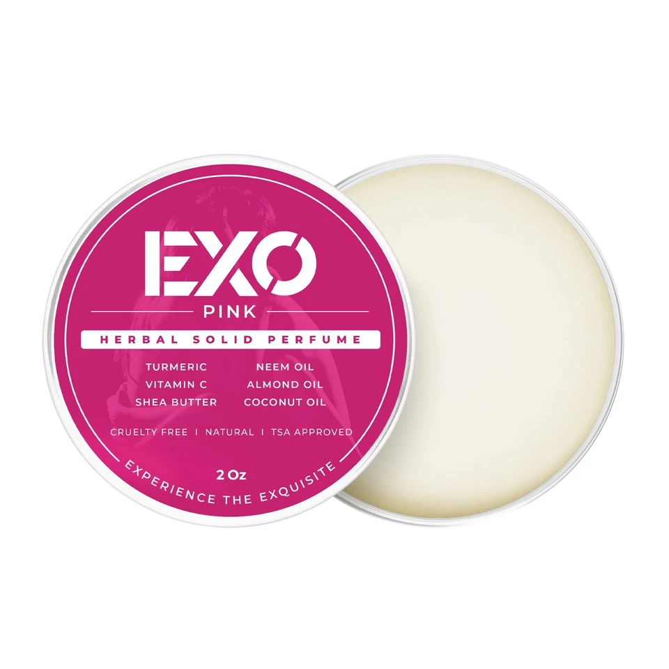 (Paquete de 2 Caja de Regalo) Perfume Rosa Herbal EXO para Mujer, Perfume Sólido, Floral, 4 OZ Foto 4 de 4