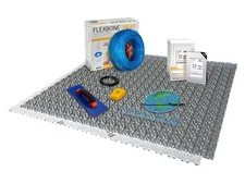 ARDEX FLEXBONE 240V Radiant Floor Heating Kit - Cable, Membrane, WiFi Thermostat
