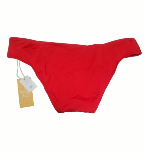 Women's Kona Sol Hipter Medium Coverage Bikini Bottom Red Size L (12-14) NWT - Picture 4 of 7