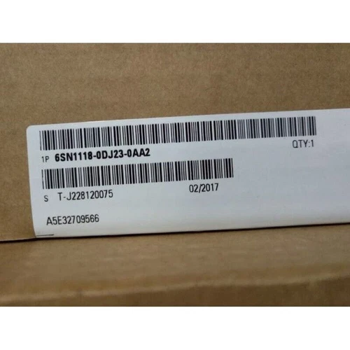 New Siemens 6SN1118-0DJ23-0AA2 6SN1 118-0DJ23-0AA2 SIMODRIVE 611 DIGITAL CONTROL - Picture 1 of 1