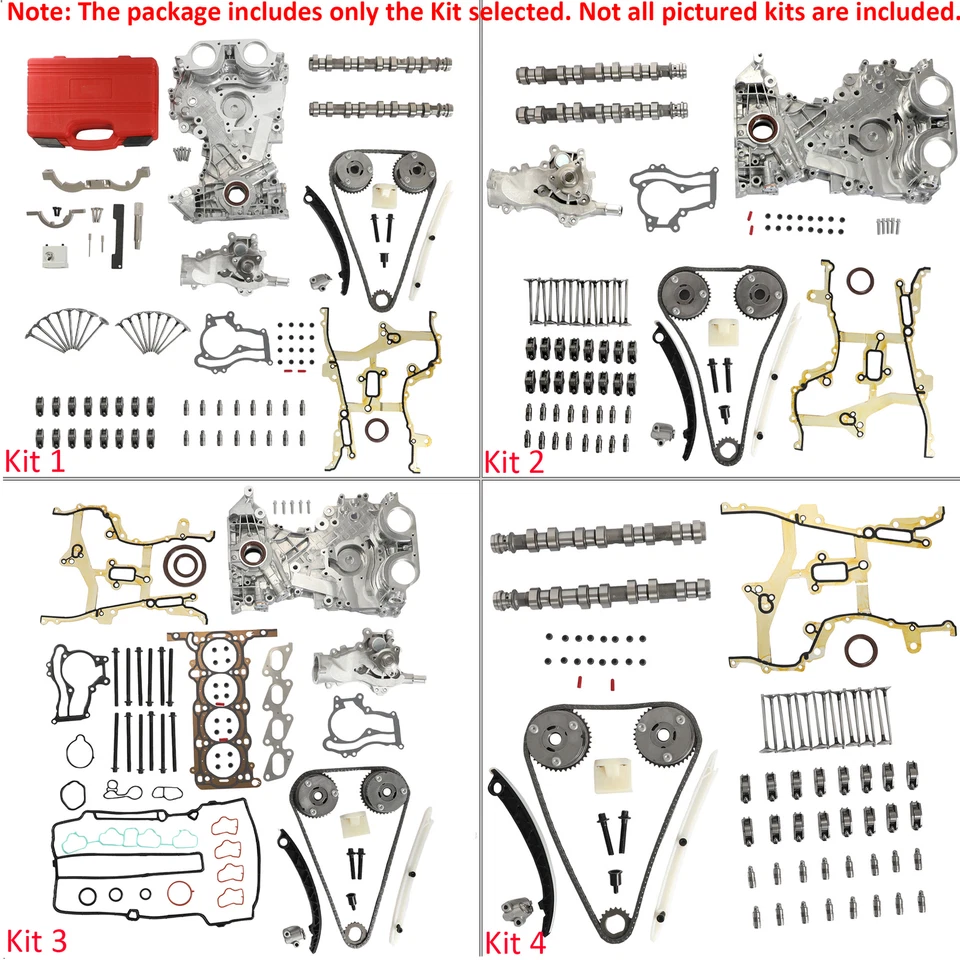 Head Gasket Bolts Set & Timing Chain & Tool Kit For Chevrolet Cruze 1.4L Buick - Image 2 of 4