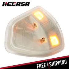 HECASA Mirror Turn Signal Light Clear Passenger RH For 2010-2022 Dodge Ram 1500