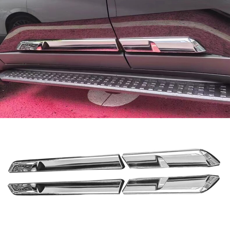2024 Land Cruiser LC250 Chrome Body Side Molding Covers 4-Piece Set