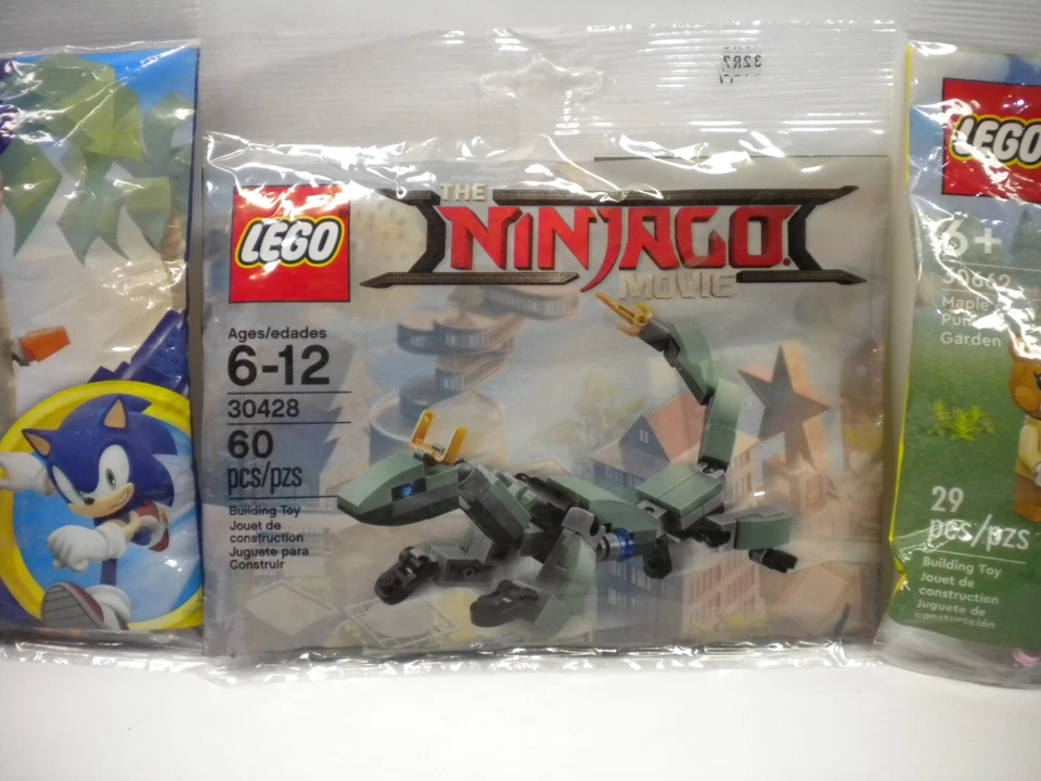 Lote de 3 Juegos Lego Sellados Sonic Animal Crossing Ninjago 30428 30662 30676 Nuevos Foto 3 de 4