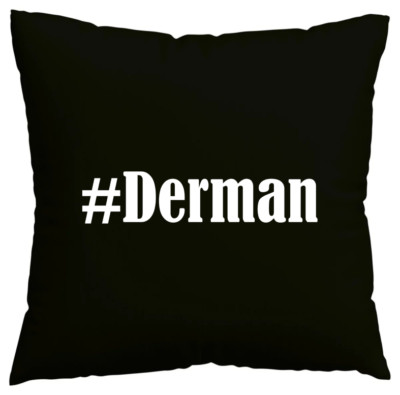 Kissenbezug #Derman I love Derman Schwarz 110991