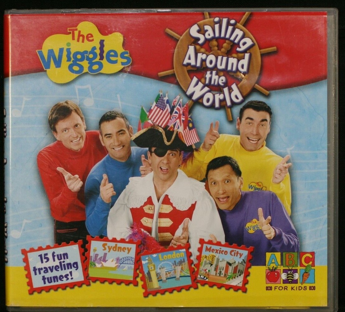 (未使用･未開封品)Sailing Around the World [DVD] The Wiggles ‎– Sailing Around The World - With Booklet - CD Sent