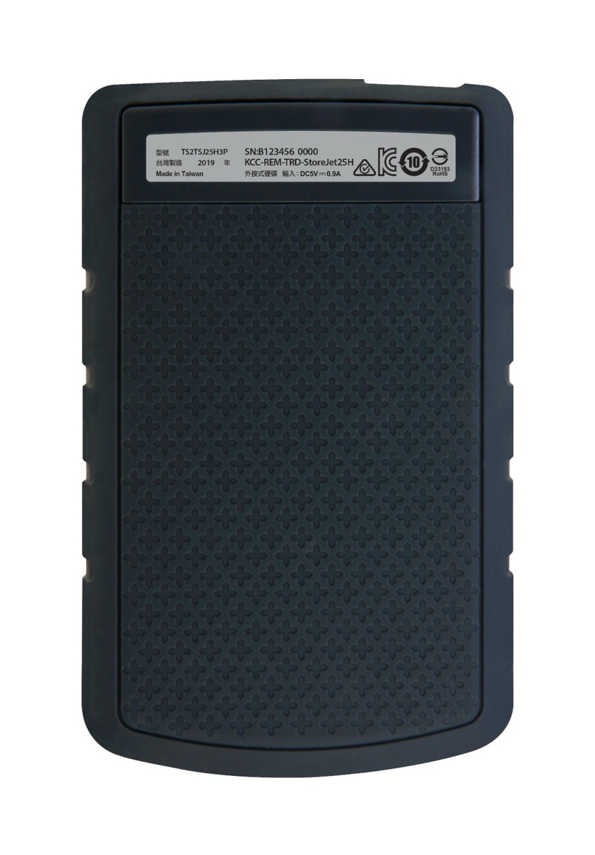 Transcend 2TB StoreJet 25H3 2.5-inch USB3.0 Portable Hard Drive