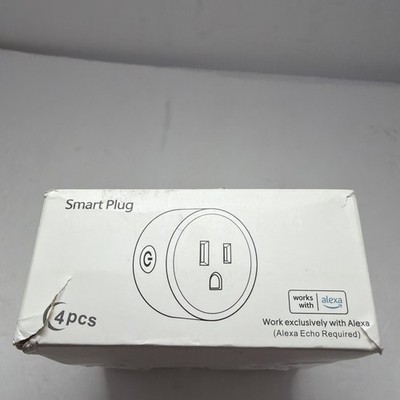 BLE Smart Plug Works with Alexa 4 Pcs