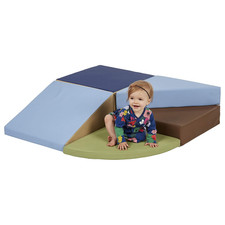 Softzone Tiny Twisting Foam Corner Climber - Indoor Active Play Structure for To