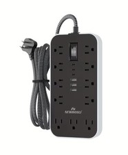 Power Strip Surge Protector With 11 AC Outlets 3 USB-A & 3 USB-C Ports