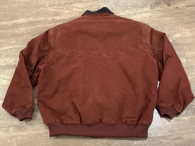 Vintage 90s Carhartt Santa Fe J14 CLY Clay GRAIL Full Zip-Up