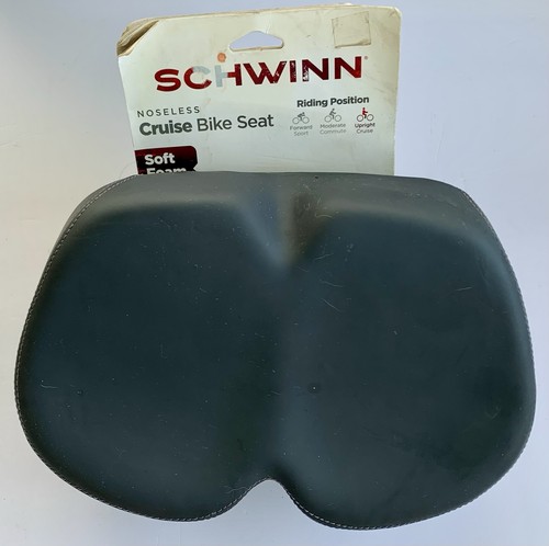 Schwinn Cruise Bequemer Fahrradsitz Noseless Extra Breit Schaumstoff Neu